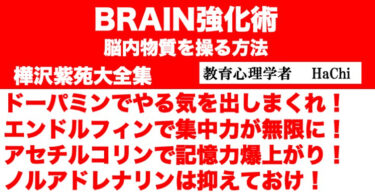 BRAIN強化術 脳内物質を操る方法